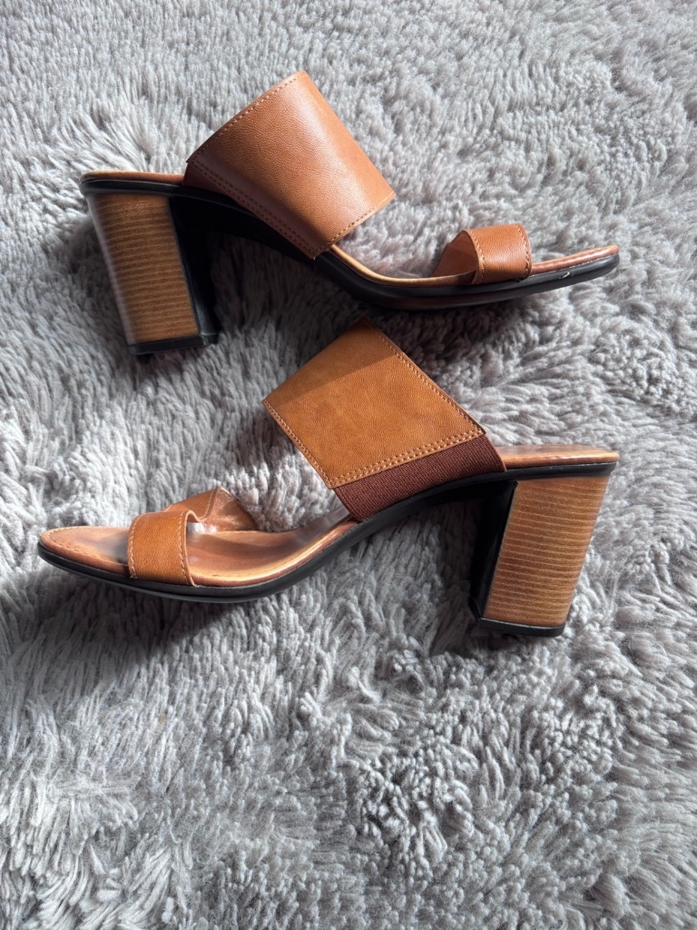 Nine West CitiGirl made in Italy Block heel Sandal size 8 - Picture 2 of 7
